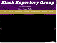 Tablet Screenshot of blackrepertorygroup.com